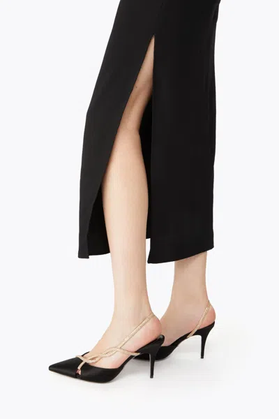 René Caovilla 80mm Embellished Braided Satin Pumps In Multi