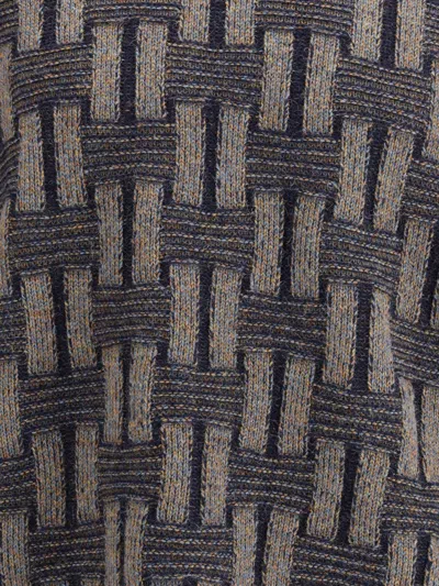 Giorgio Armani Men Crewneck Sweater In Gray