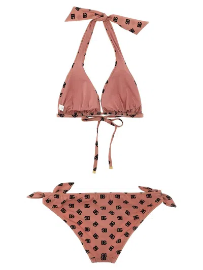 Dolce & Gabbana Dg Beachwear Multicolor In Pink