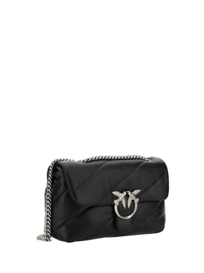 Pinko Love Mini Puffer Shoulder Bag In Black