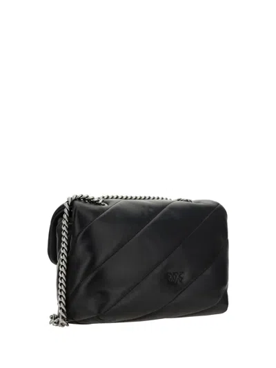 Pinko Love Mini Puffer Shoulder Bag In Black