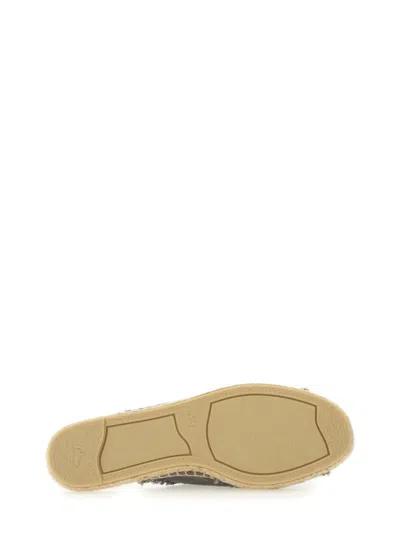 Castaã±er Palmera Cross Strap Frayed Edges Sandals In Gray