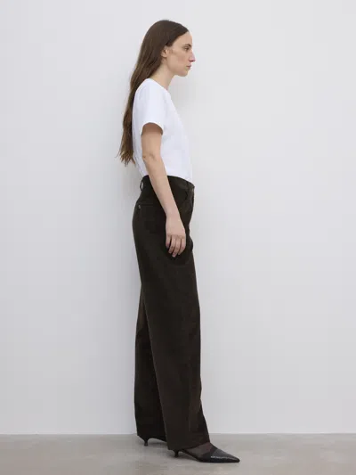 House Of Dagmar Cotton Corduroy Trousers In Brown