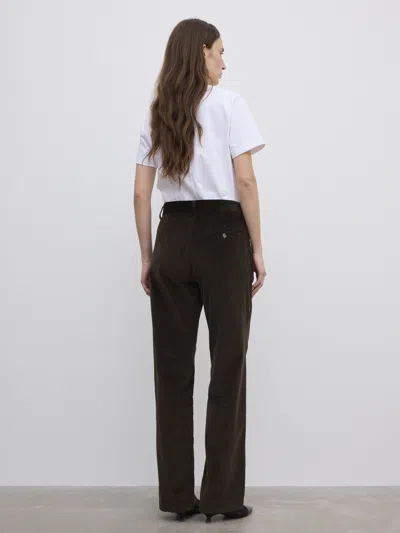 House Of Dagmar Cotton Corduroy Trousers In Brown