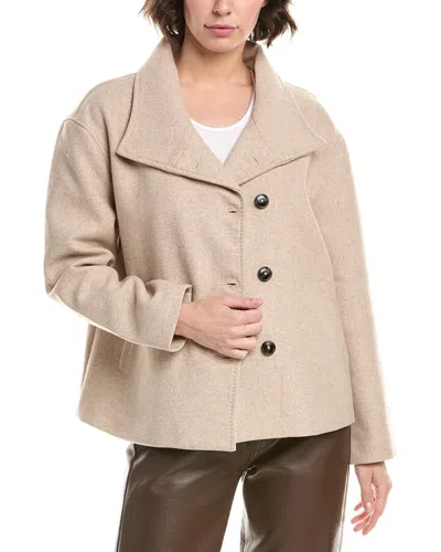 Pascale La Mode Wool-blend Jacket In Neutral