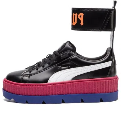 Puma (wmns)  Fenty X Ankle Strap Creeper 'red Bud' In Multi