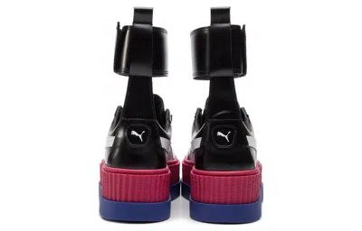 Puma (wmns)  Fenty X Ankle Strap Creeper 'red Bud' In Multi