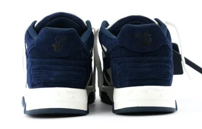 Off-white Out Of Office Arrow-detail Leather Low-top Sneakers In Black