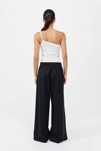 St Agni Wool Drawstring Pants In Black