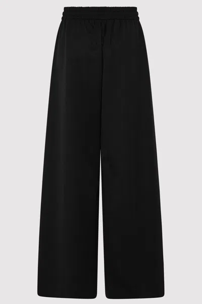 St Agni Wool Drawstring Pants In Black