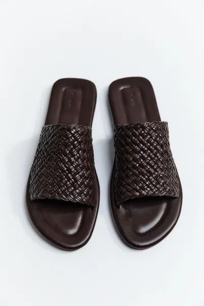 St Agni Woven Minimal Slide In Brown