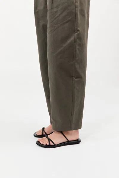 St Agni Woven Rope Slide In Black