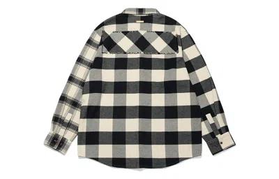 Li-ning Rijindoujin Leisure Plaid Shirt 'grey' In Gray