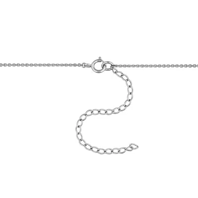 Created Forever 12 3/8ct Tgw Created Blue Saphire And 3 1/7ct Tw Lab Grown Diamond Necklace In 14k W In Blue