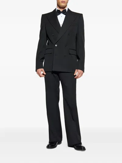 Dsquared2 Double-breasted Wool Suit In Black