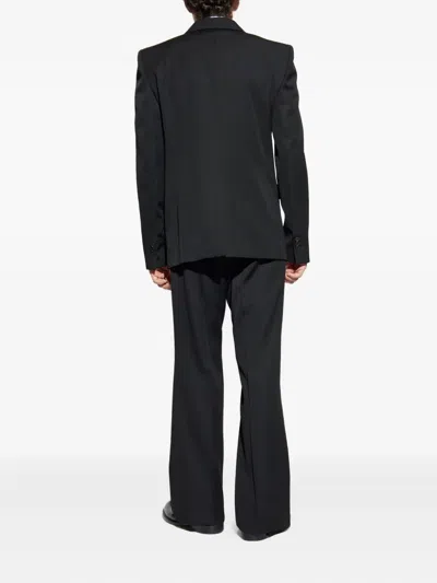 Dsquared2 Double-breasted Wool Suit In Black