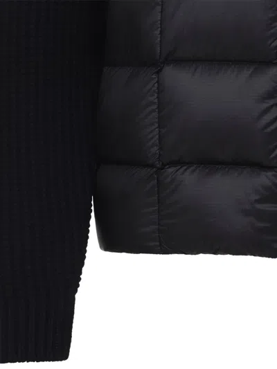 C.p. Company C.p.company Knitwear Jacket In Merino Wool Extrafine In Black