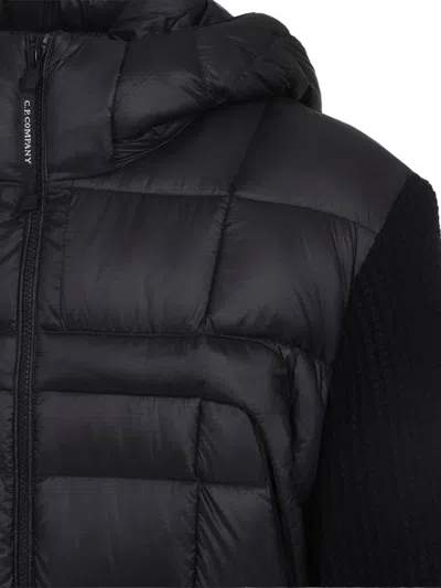 C.p. Company C.p.company Knitwear Jacket In Merino Wool Extrafine In Black