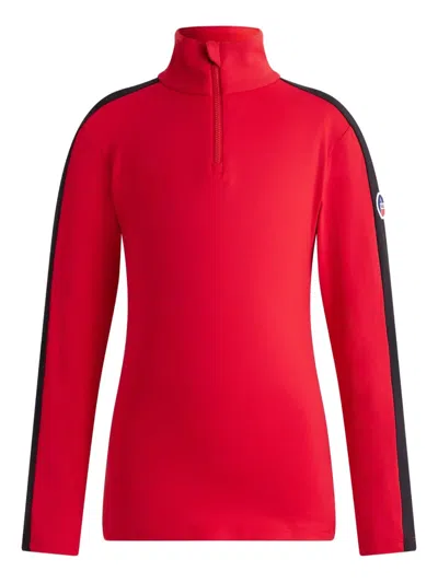 对比拼接拉链领卫衣