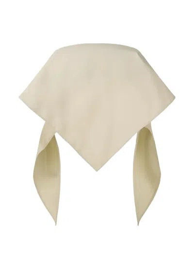 Rest&recreation Logo-embroidered Scarf Cap In Neutral