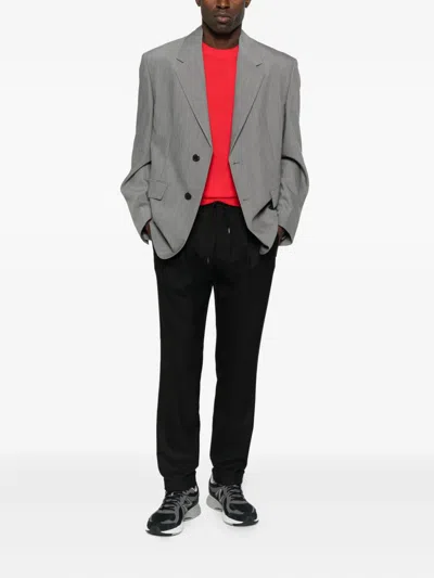 Herno Woven Pants In Black