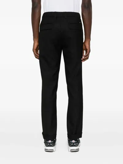 Herno Woven Pants In Black