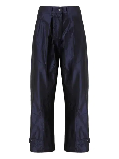 Pinko Straight-leg Casual Pants In Blue