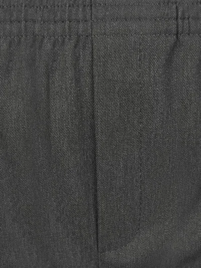 Zeco Schoolwear Elasticated Trousers In Gray