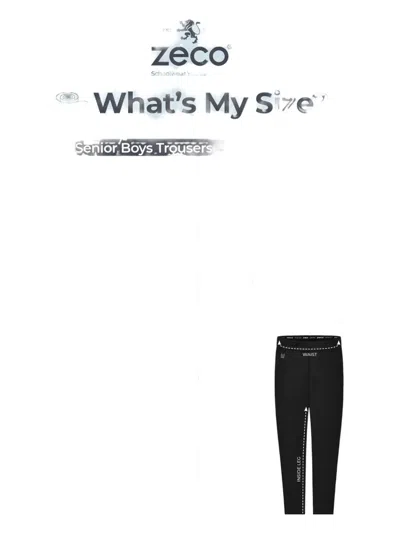 Zeco Schoolwear Elasticated Trousers In Gray