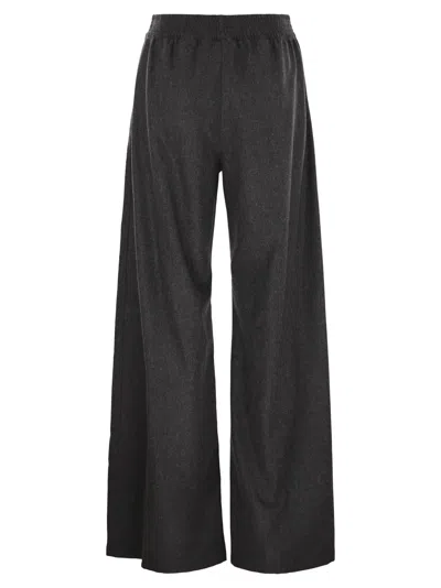 Fabiana Filippi Wide-leg Trousers With Tailored Fit In Black