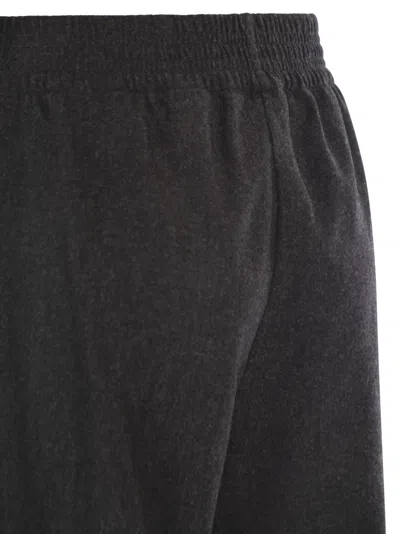 Fabiana Filippi Wide-leg Trousers With Tailored Fit In Black