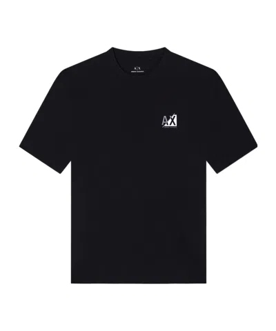 Armani Exchange Short Sleeve T-shirt In Black