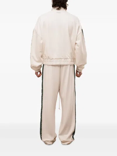 蕾丝拼接刺绣细节运动夹克