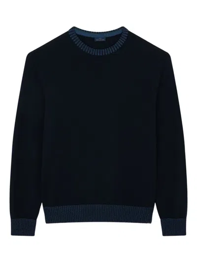 Paul & Shark Soft Cool Touch Wool Crewneck Sweater In Burgundy