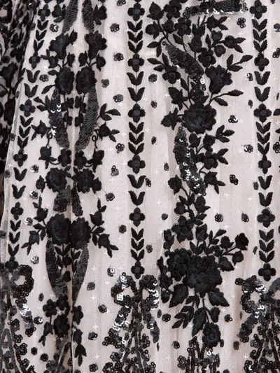 Needle & Thread Off-the-shoulder Adeline Maxi Dress In Black