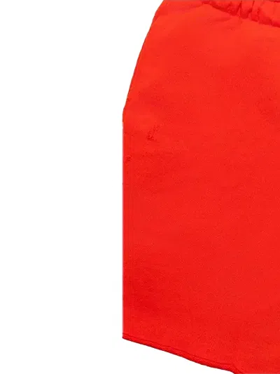 Jordan Cotton Logo-print Shorts In Red