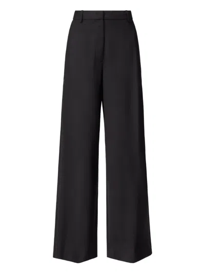 Fabiana Filippi Regular Fit Black Trousers In Black