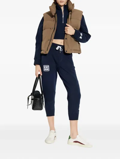 Dsquared2 Press-stud Quilted Gilet In Brown