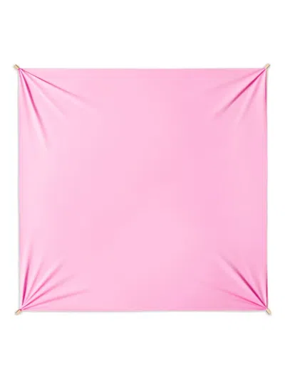 Korobeynikov Squrare-frame Scarf In Pink