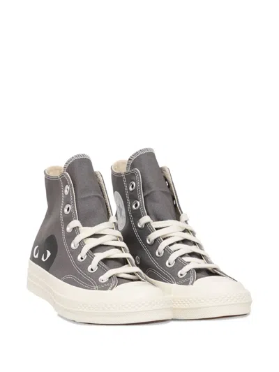 Comme Des Garçons Play Cdg Play X Converse Chuck Taylor All Star '70 High In Grey In Gray