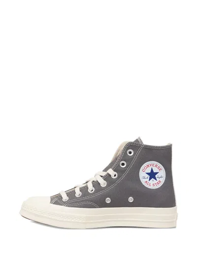 Comme Des Garçons Play Cdg Play X Converse Chuck Taylor All Star '70 High In Grey In Gray