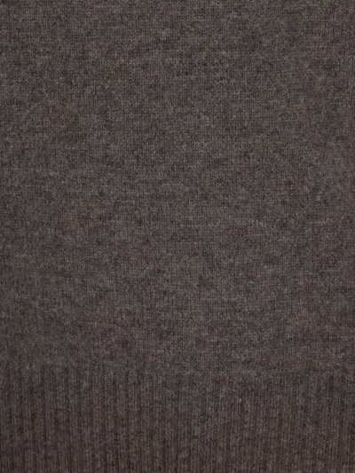Paolo Pecora Maglia In Lana Vergine Fango Melange In Gray
