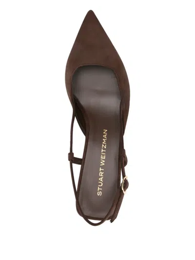 Stuart Weitzman Vivienne Slingback In Brown