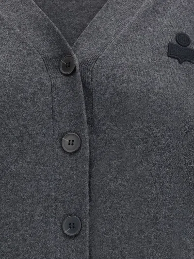 Isabel Marant Étoile Isabel Marant Etoile Karina Cotton Blend Cardigan In Gray