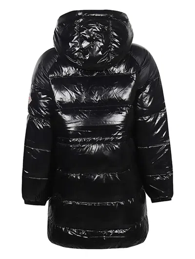 Pyrenex Hooded Full-zip Down Jacket In Black