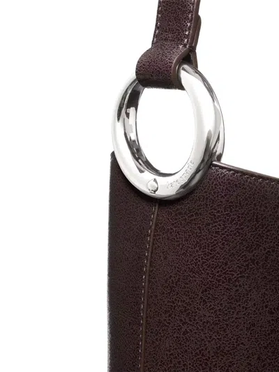 Kate Spade New York Halo Large Leather Shoulder Bag In Brown