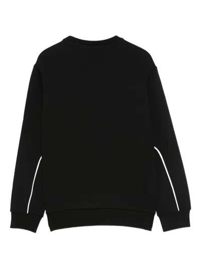 Marni Panelled Crew-neck Sweatshirt In Black