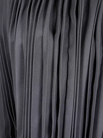 Comme Des Garçons Cropped Pleated Trousers With Structured Silhouette In Black