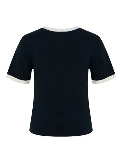 Rag & Bone Mica Short-sleeve New York Ringer Tee In Black