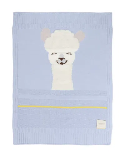 Gensami Wool Blanket In Blue